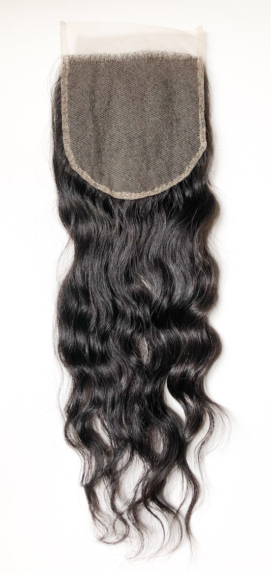 Raw Vietnamese 5x5 HD Lace Closure Natural Wavy